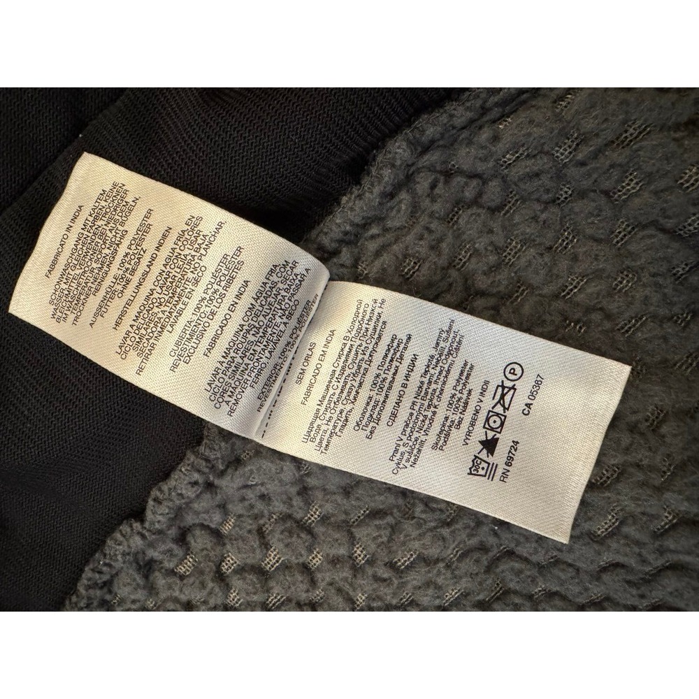 Columbia Fleece Jacket Girls XL 18/20 Gray Pink Fire Side Sherpa Full Zip - Picture 9 of 11